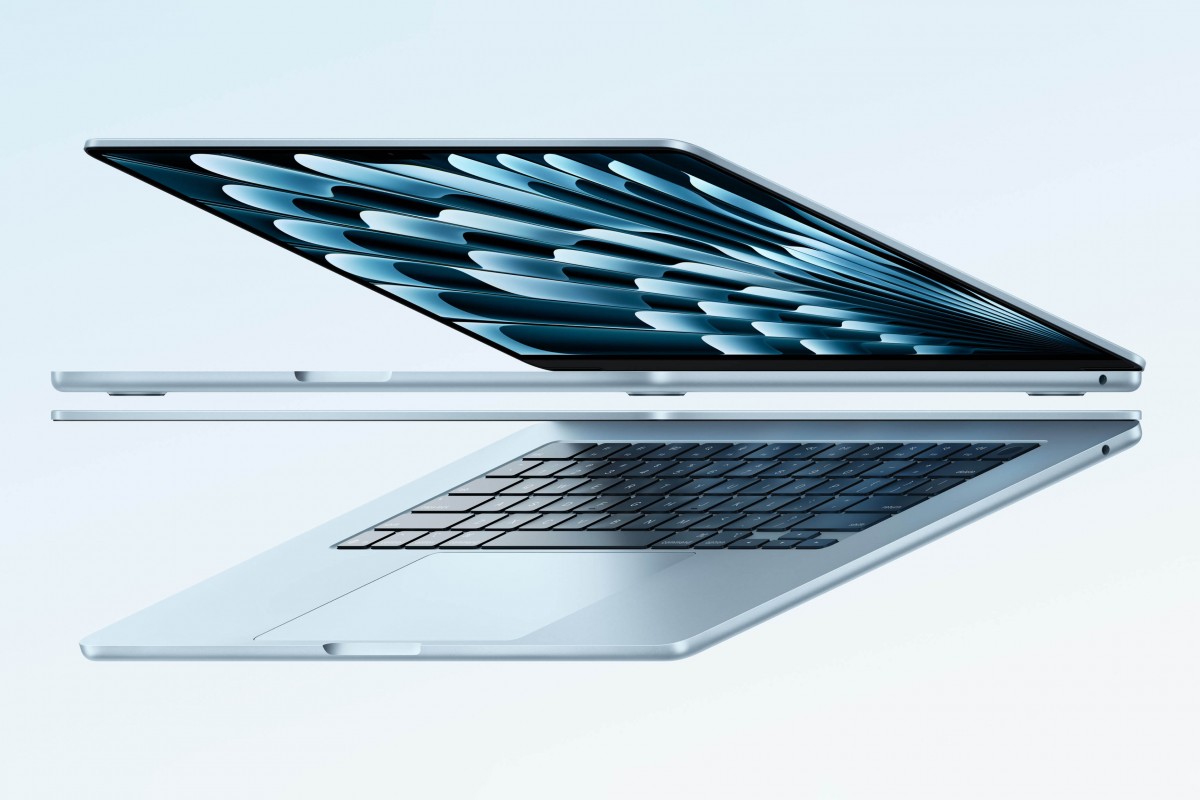 M4 MacBook Air in Sky Blue