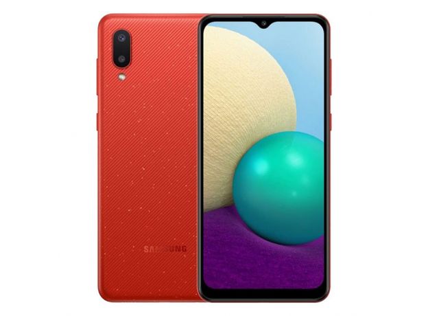 گوشی-سامسونگ-مدل-a02-با-ظرفیت-32-و-رم-3-گیگابایت-samsung-galaxy-a02-2021-3gb-32gb-Red